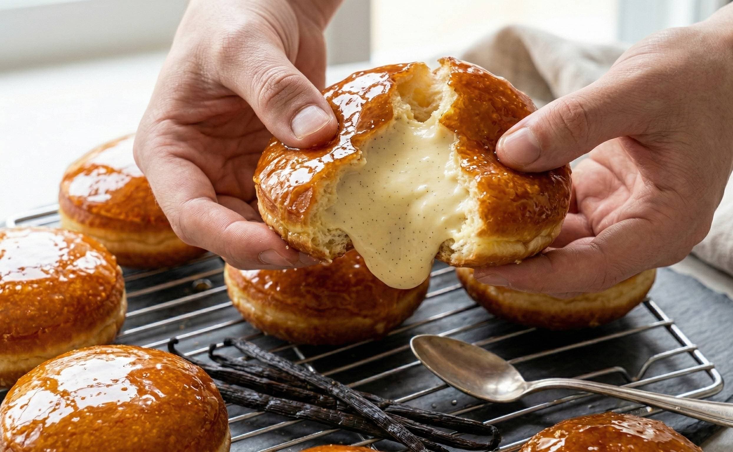 Crème Brûlée Doughnuts